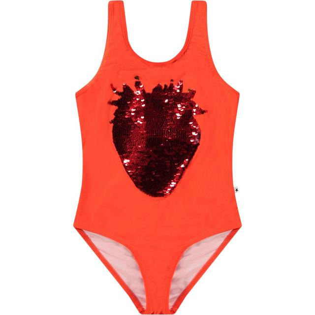 Molo - Nika Baddräkt Glitter Strawberry - Röd