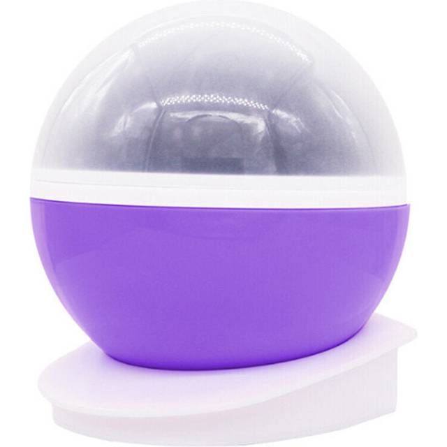 (Purple) Automatic Rotating Starry Sky Projection Lamp Star Moon Colorful Diamond Starlight Projector USB LED Night Light