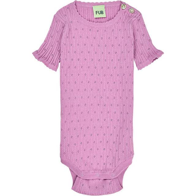 FUB Pointelle Baby Body Orchid | Rosa | 86 cm