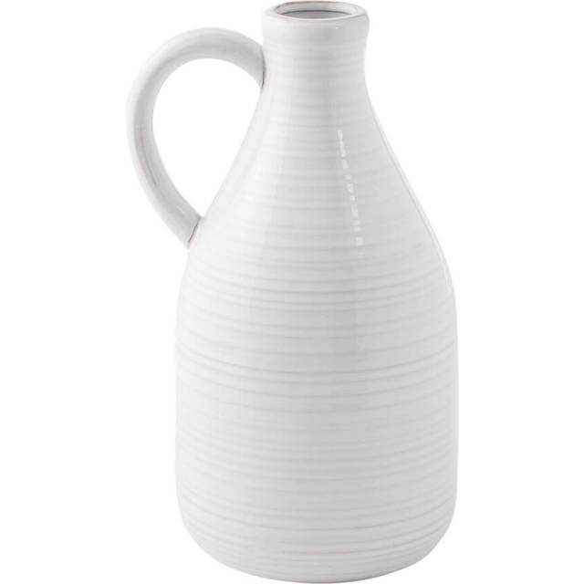 "Mud Pie Large Milk JUG VASE, 11 1/2"" x 7"""
