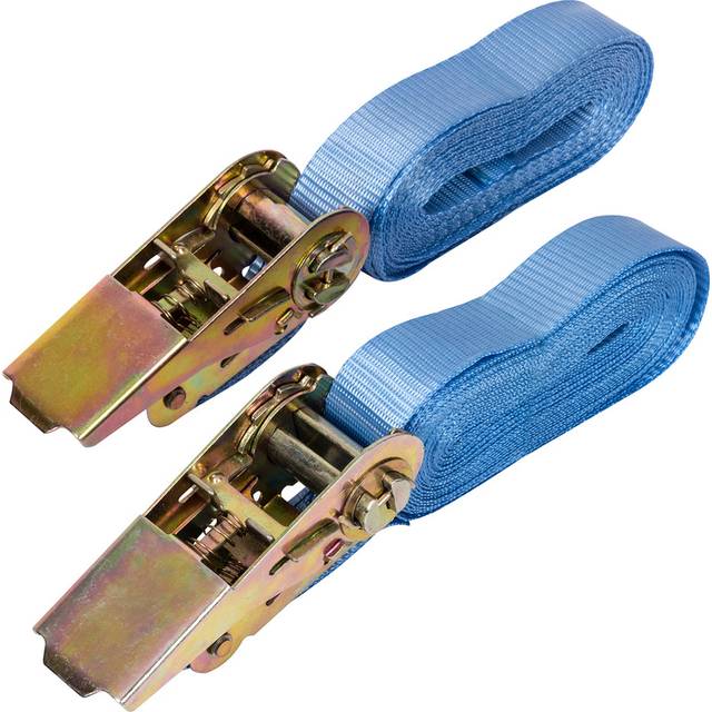 Thorsen Endless Tie Down Set 25mm x 5m No Hook (2 Pack) in Blue Polyester