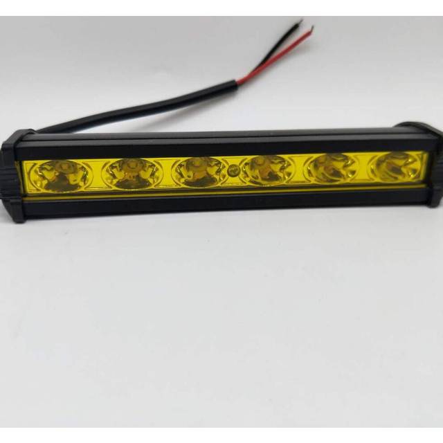 1 PCS 18W Yellow Led Light Bar/Work Light Spot Combo Light For Trucks