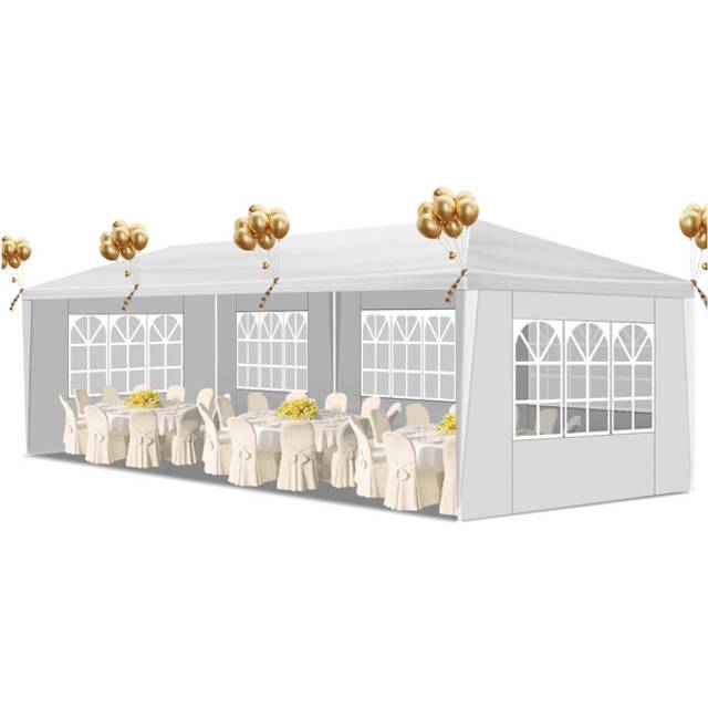 3*9m 5-Sided Gazebo Marquee Party Frame Marquee Canopy Party Tent