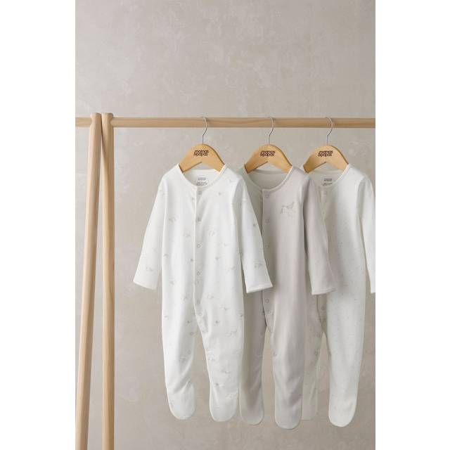 Stork Sleepsuits (Set of 3) - MULTI - 12-18 Months