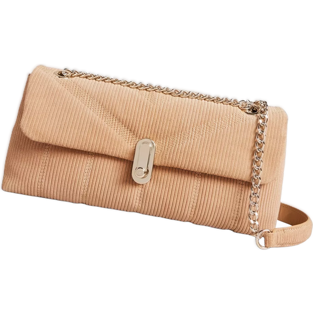 Ted baker ayalili leather suede puffer quilted shoulder bag