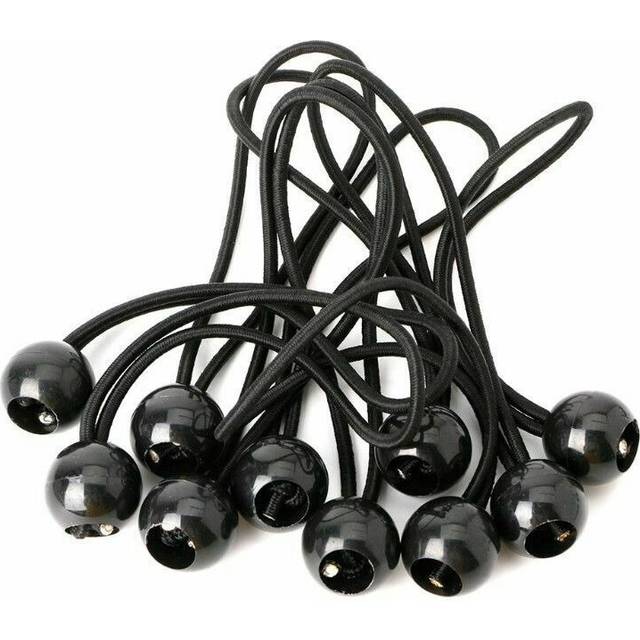 10pcs Bungee Cord Ball Tarp Canvas Tarpaulin Flagpole Ties Cord Ends Elastic Rope Lace Fixed Boat Pole Camping Tent Accessories