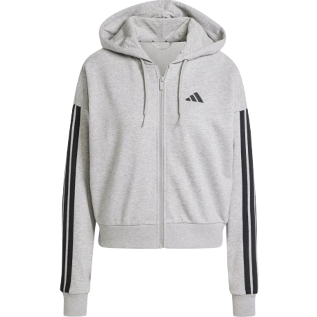 ADIDAS SPORTSWEAR W 3S Ft Fz Hd |Svart |XXS
