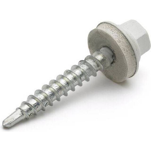 VSB Farmarskruv Trä utvändig (Kulör: Vit Storlek: 4,8 x 60 mm Förpackning: 100 st)