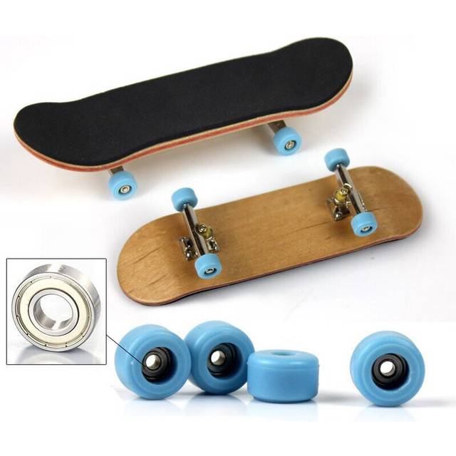 Finger Skateboards Wooden Fingerboard Professional Finger SkateBoard Wood Basic Fingerboars With Bearings Wheel Foam Tape Set