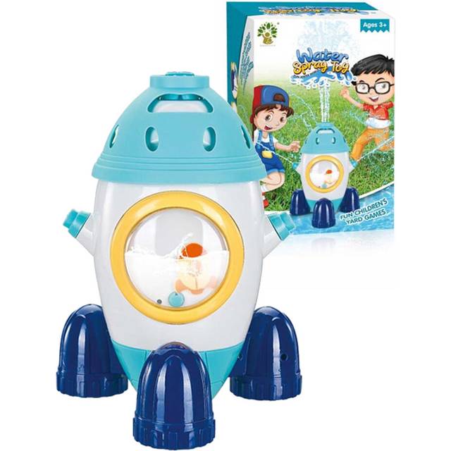 Water Sprinkler Toys For Kids Play Water Rocket Sprinkler Backyard Summer Inflatable Sprinkler For Kids Cute Water Toy Sprinkler
