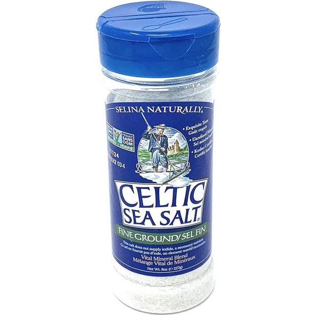 Selina Naturally Celtic Sea Salt Fine Ground Shaker 8 oz