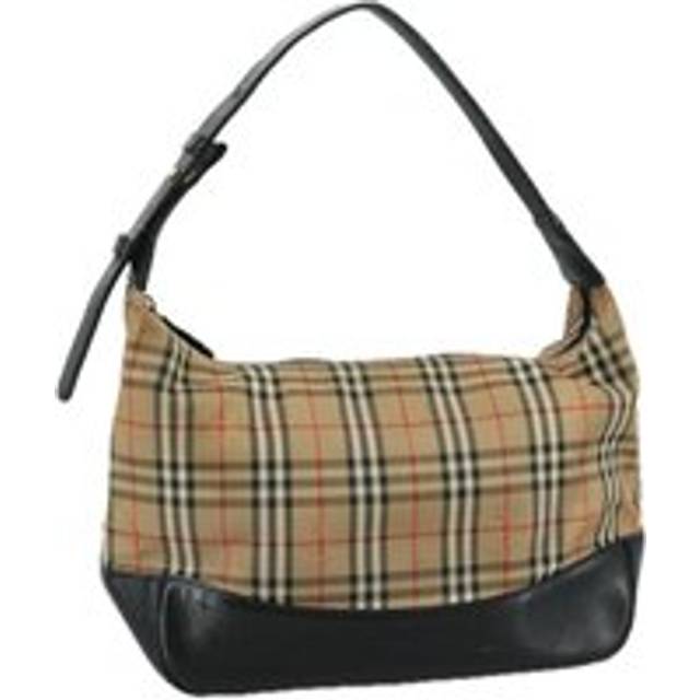 Womens Preloved Classic Check Shoulder Bag Wo - Beige - One Size
