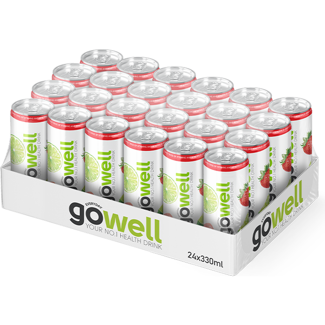 Gowell Jordgubb/Lime 33cl x 24st