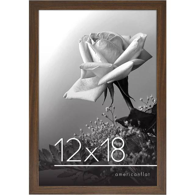 Americanflat 12x18 Poster Frame with Polished Plexiglass - Epic Collection - Gallery Wall Frames with Engineered Wood - Photo Frame for Wall Display -