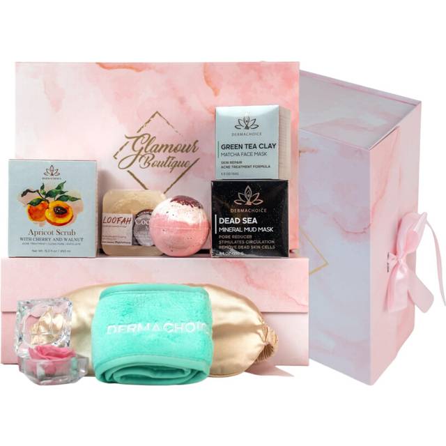 GLAMOUR BOUTIQUE Skin Repair Spa Gift Set - 8 Piece Skin Care Products for Women  Beauty & Personal Care - Full Size Skincare Set Spa Gift B