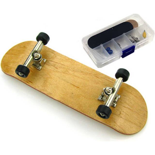 Finger Skate Board Wood Wooden Fingerboard Professional Fingerboars With Bearings Wheel Foam Tape Set Gift for Kids Children