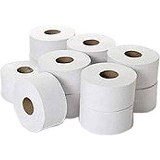 Enigma JWH153 Mini Jumbo Toilet Roll, 2-Ply (Pack of 12)