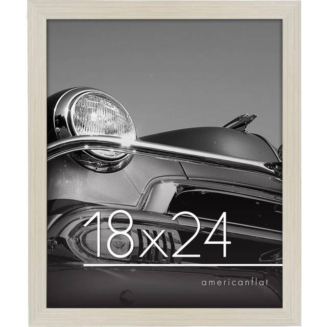 Americanflat 18x24 Poster Frame with Polished Plexiglass - Epic Collection - Gallery Wall Frames with Engineered Wood - Wide Photo Frame for Wall Disp