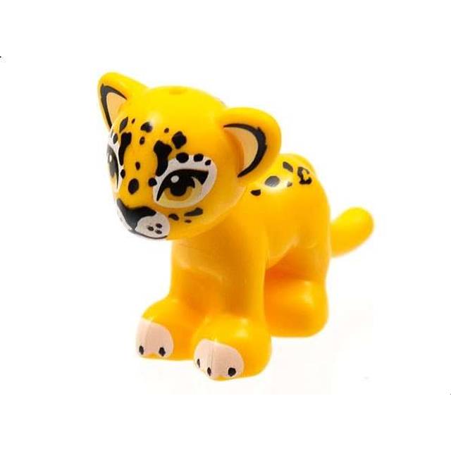LEGO Animals Disney Bright Light Yellow Baby Tiger Lion Jaguar Parce Minifigure