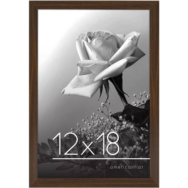 Americanflat 12x18 Poster Frame with Polished Plexiglass - Epic Collection - Gallery Wall Frames with Engineered Wood - Photo Frame for Wall Display -