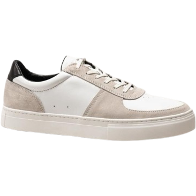 Vagabond - Paul 2.0 - Vita sneakers i skinn och mocka storlek 45 - White salt (45)