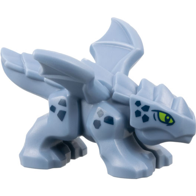 LEGO Animal Ninjago Sand Blue Baby Dragon “Riyu” Minifigure from 71797