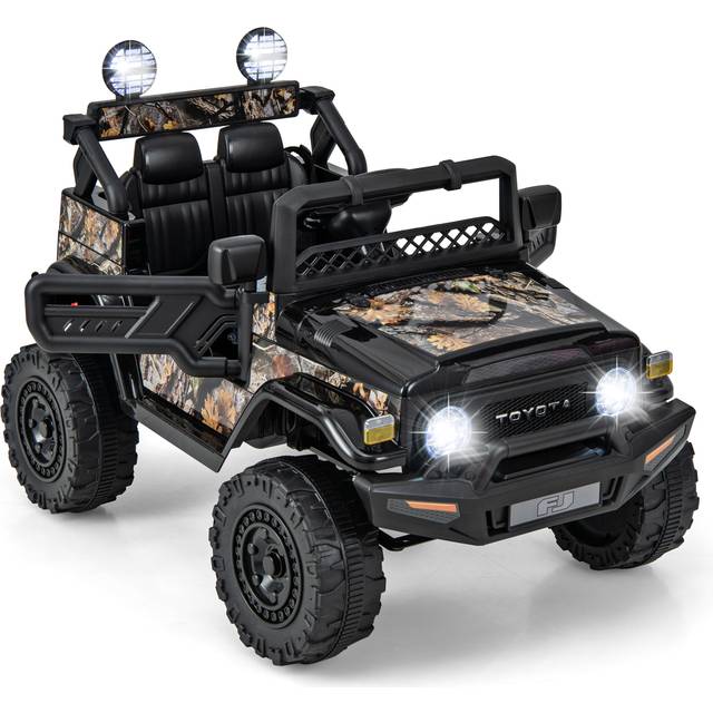 12V 7Ah Licensed Toyota FJ Cruiser Electric Car with Remote Control-Black