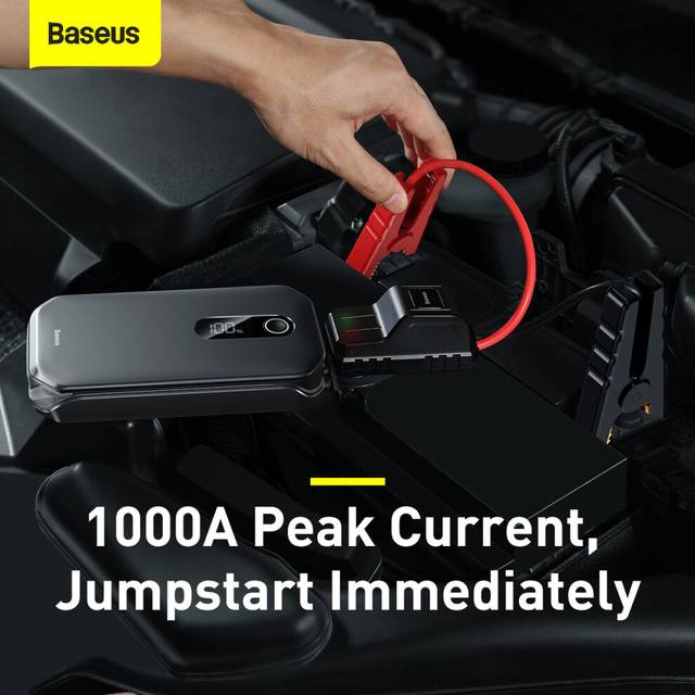 Baseus Car Battery Power Bank Portable 12V 800A Vehicle Emergency Battery Booster for 4.0L Car Power