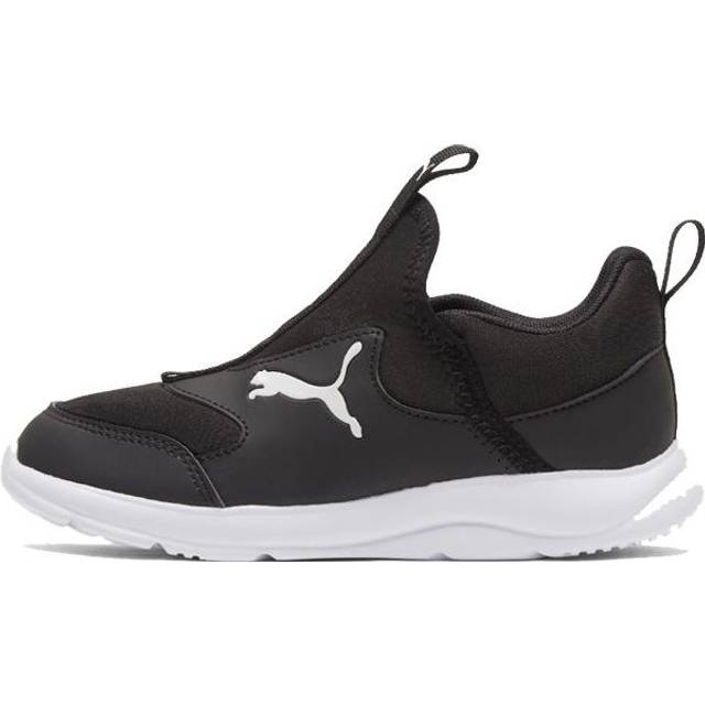 (PS) PUMA Fun Racer Slip-On 'Black White' 193668-04 - 3.5