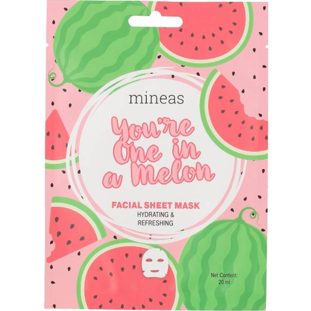 Mineas Facial Sheet Mask Hydrating And Refreshing You'Re One In A Melon White