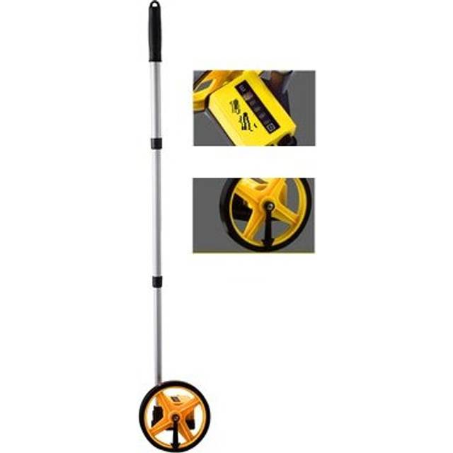 9999.9M hand push mechanical distance measuring wheel road meter wheel ground range finder gauge