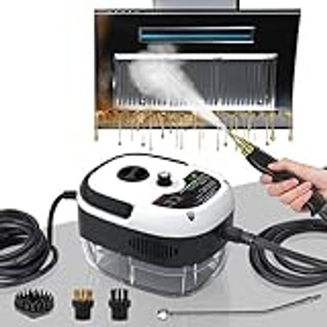 Steam Cleaners, 2500W Portable Steam Cleaner Handheld 6 Speeds for Home Kitchen Use, Steamer Cleaning Machine for Cleaning Upholstery, Bathroom, Grout