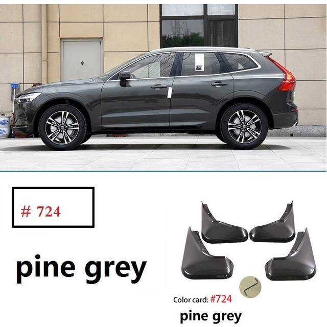 (pine grey) MudFlaps For VOLVO XC60 2018-2024 Mudguards blue white grey brown Splash