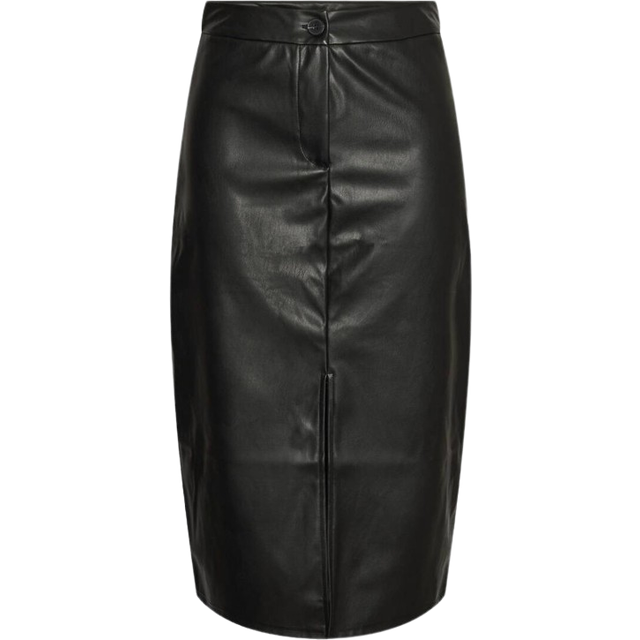 Pieces Faux Leather Skirt