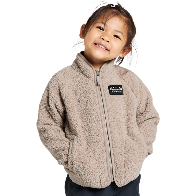 Didriksons Gibbs Kids Fullzip 2 Beach Beige Beach beige 110 cl (110 cl)