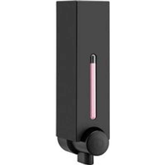 Wholesale Domestic Lima Colore Wall Mounted Liquid Soap Dispenser | Matt Black | ABS | 50mm x 215mm x 65mm