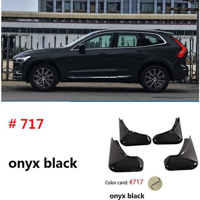 (onyx black) MudFlaps For VOLVO XC60 2018-2024 Mudguards blue white grey brown Splash