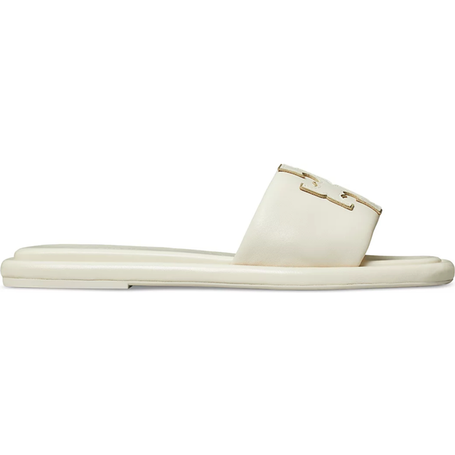Tory Burch Women's Leather Sport Slide Sandals - UK 7.5 - White