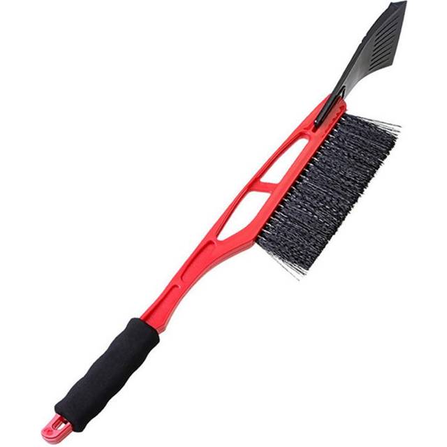 2 in 1 Snow Brush with Squeegee Ice Scraper Foam Grip AntiFreeze Snow Shovel for Car Truck SUV MPV