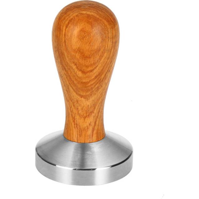 Coffee Tampers Wooden Thread Bottom Press for Espresso Maker Grinder Tool 58MM
