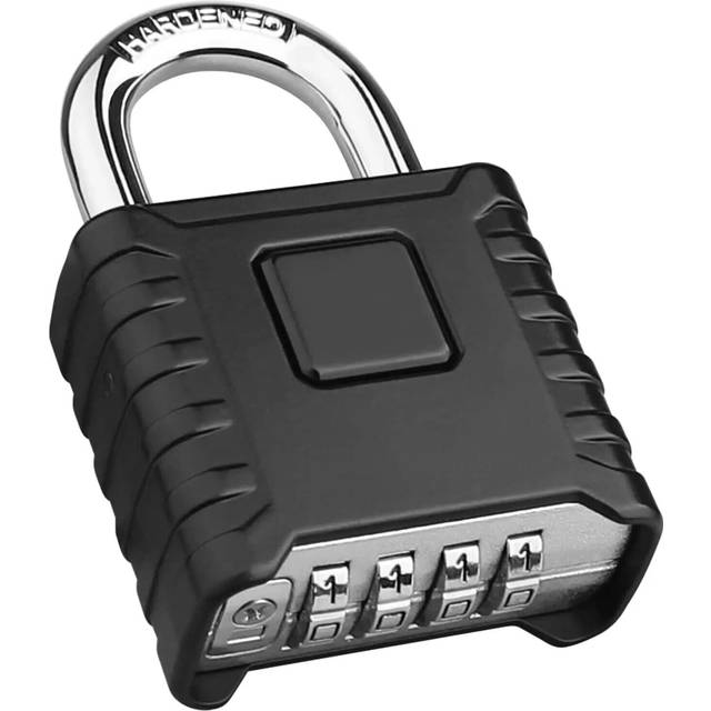 Digit Code Padlock, 52mm Waterproof Heavy Duty Anti-Theft Outdoor 8mm Combination Deadbolt Garage Door Lock Outdoor for Gardens Yards Fences Lockers