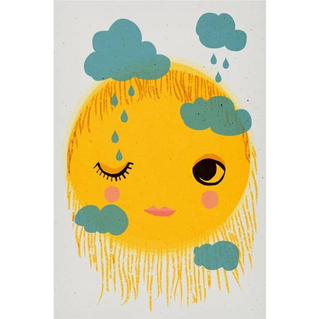 Affisch - Sun And Rain - 70x100