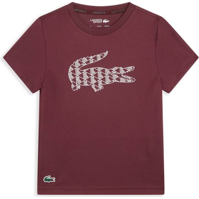 Lacoste - Tennis piqué t-shirt - kids - Polyester - 12 yrs - Red