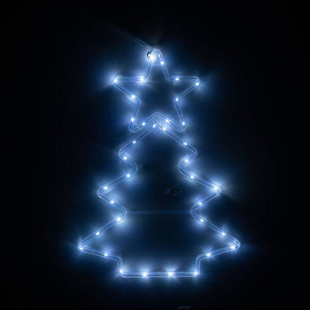 Christmas Tree White Outdoor Decorative Light