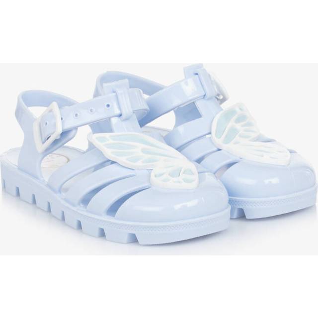 Sophia Webster Mini Girls Blue Butterfly Jelly Sandals - 23