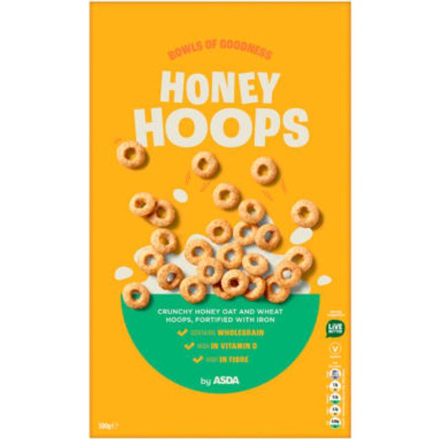 ASDA Honey Hoops 500g