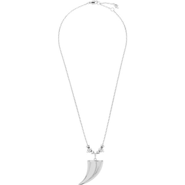 Alexander McQueen - charm-detail necklace - men - Brass - One Size - Silver