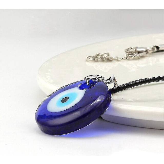 Devil's Eye Blue Glass Pendant Turkish Blue Eye Jewelry Clavicle Chain Simple Necklace