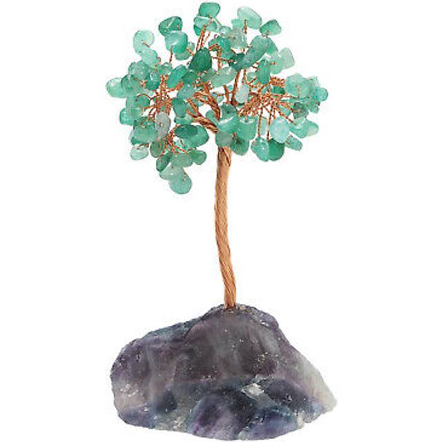 Crystal tree gifts for women handcrafted tree of life stones green