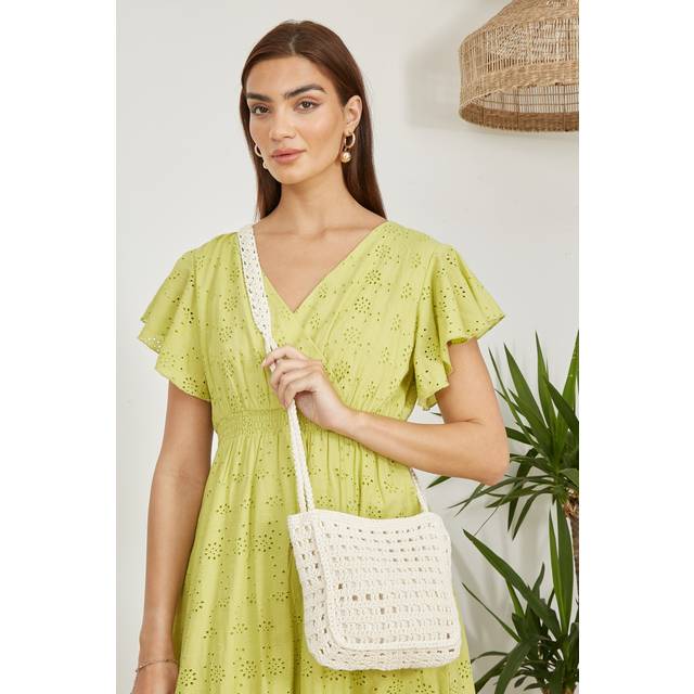 Yumi Crochet Crossbody Shoulder Bag